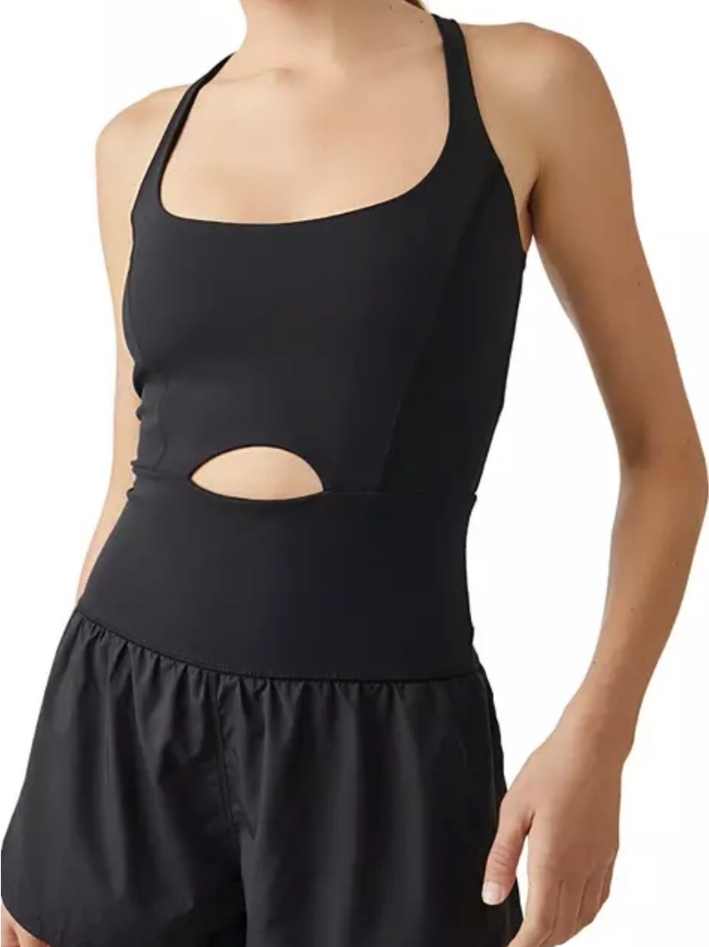 FP Movement by Free People Righteous Runies cutout short onesie
